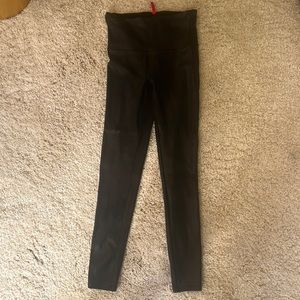Spanx Faux Leather Leggings - Size Large